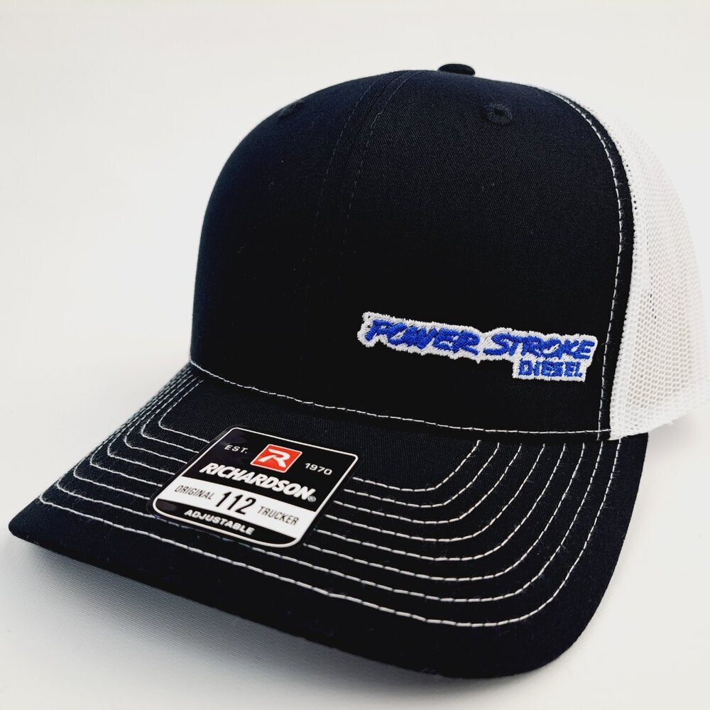 Richardson 112 Ford Powerstroke Diesel Embroidered Trucker Cap Hat Mesh Snapback